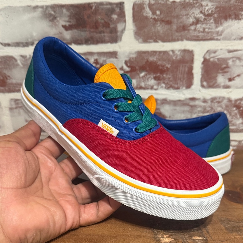 Vans Kids Sz Multicolor Canvas Sneakers